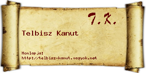 Telbisz Kanut névjegykártya